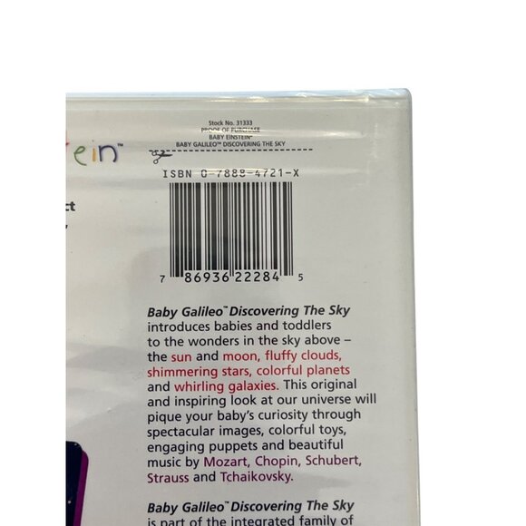 Baby Einstein Baby Galileo Discovering The Sky DVD 2003 Educational New Sealed - Picture 4 of 4